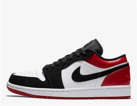 nike jordan 1 rood zwart wit|Nike jordan 1 low shoes.